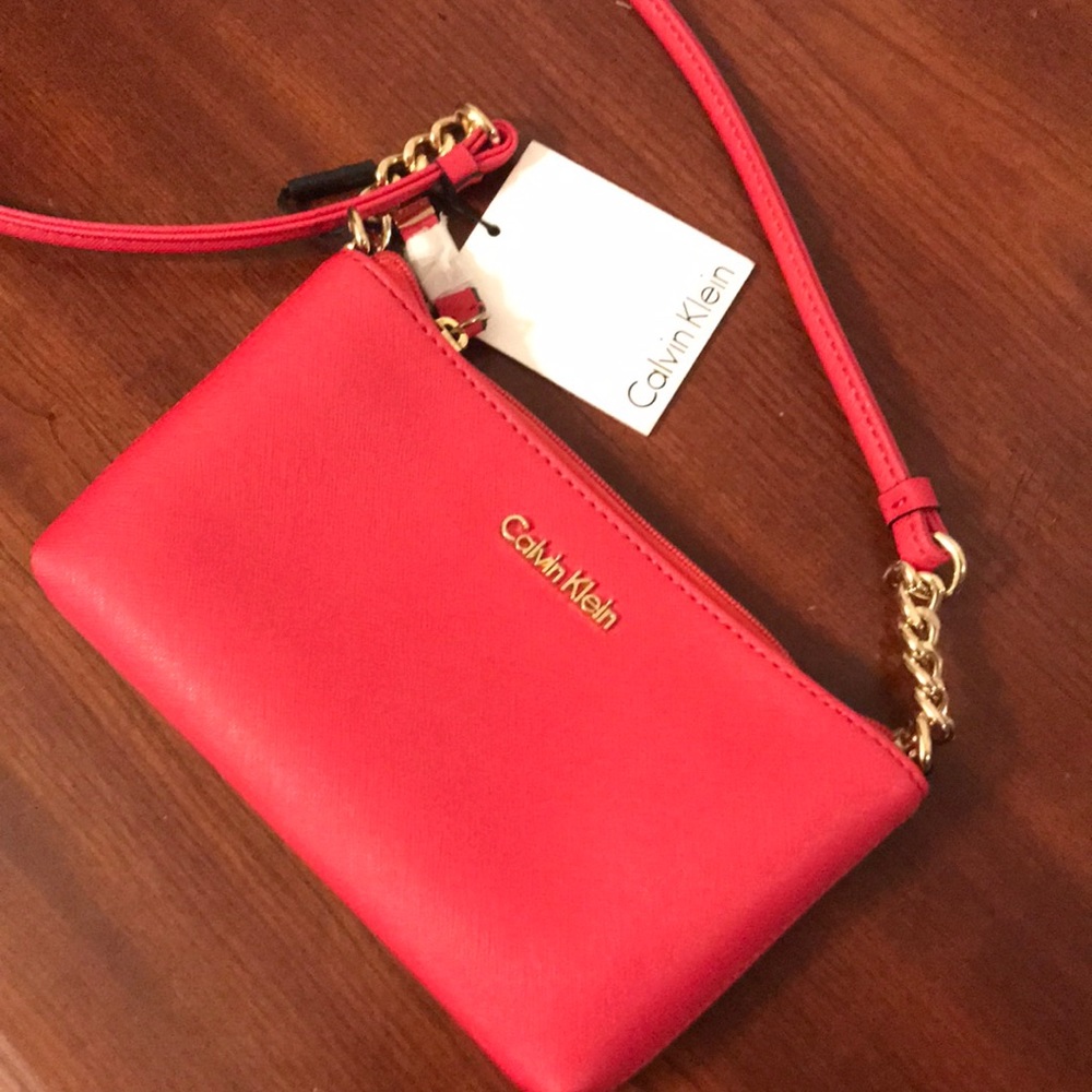 Calvin Klein Handbag Women’s Shoulder Pink Purse (B4)